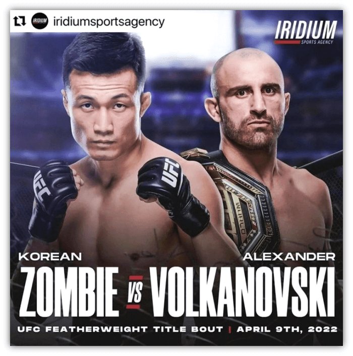 UFC-273-정찬성-볼카노프스키-포스터